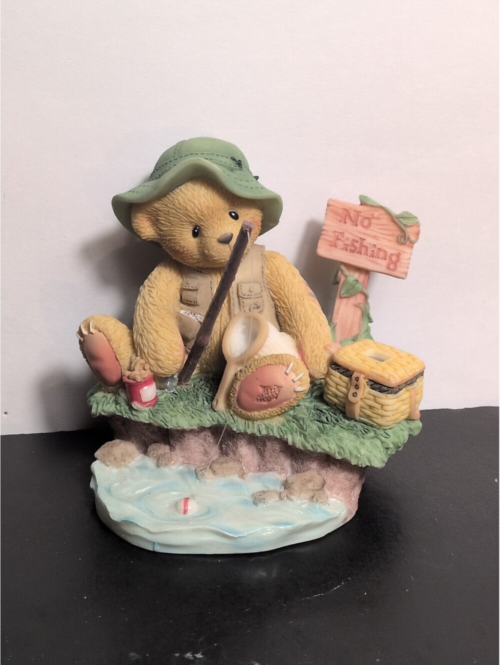 1998 Enesco Cherished Teddies Norm "Patience Is A Fisherman's Virtue"-476765